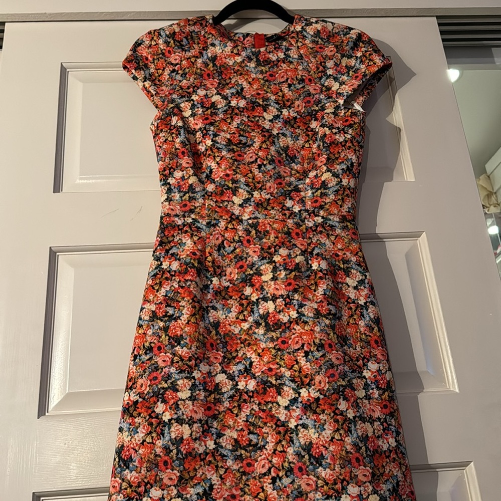 Zara Floral Neoprene Mini